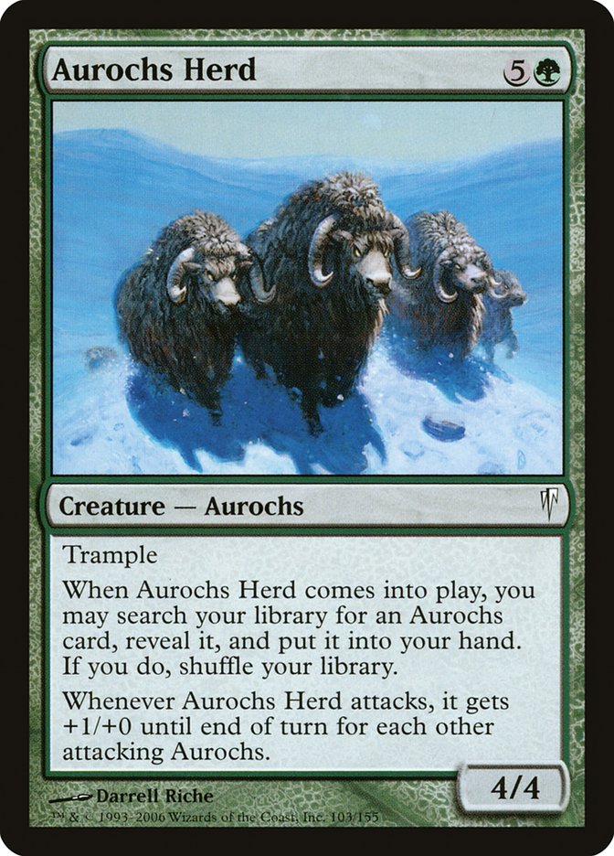 Aurochs Herd [Coldsnap] | Gamer Loot