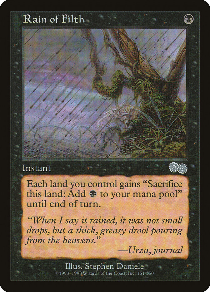Rain of Filth [Urza's Saga] | Gamer Loot
