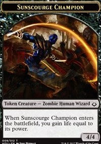 Sunscourge Champion // Cat Double-sided Token [Hour of Devastation Tokens] | Gamer Loot