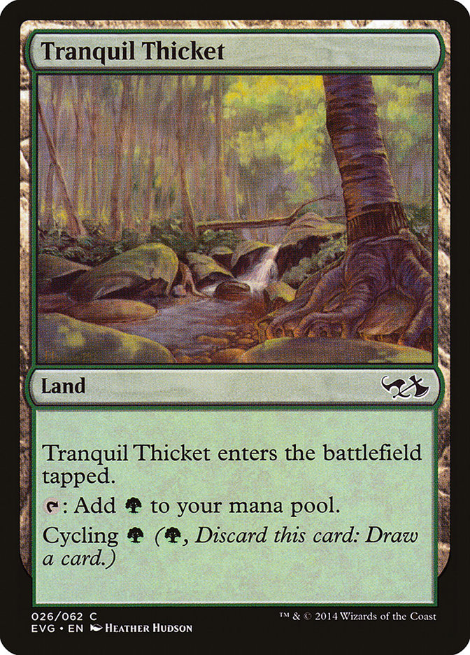 Tranquil Thicket (Elves vs. Goblins) [Duel Decks Anthology] | Gamer Loot