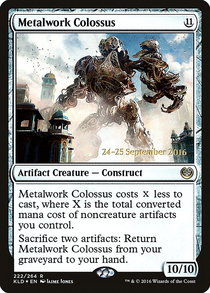 Metalwork Colossus  [Kaladesh Prerelease Promos] | Gamer Loot