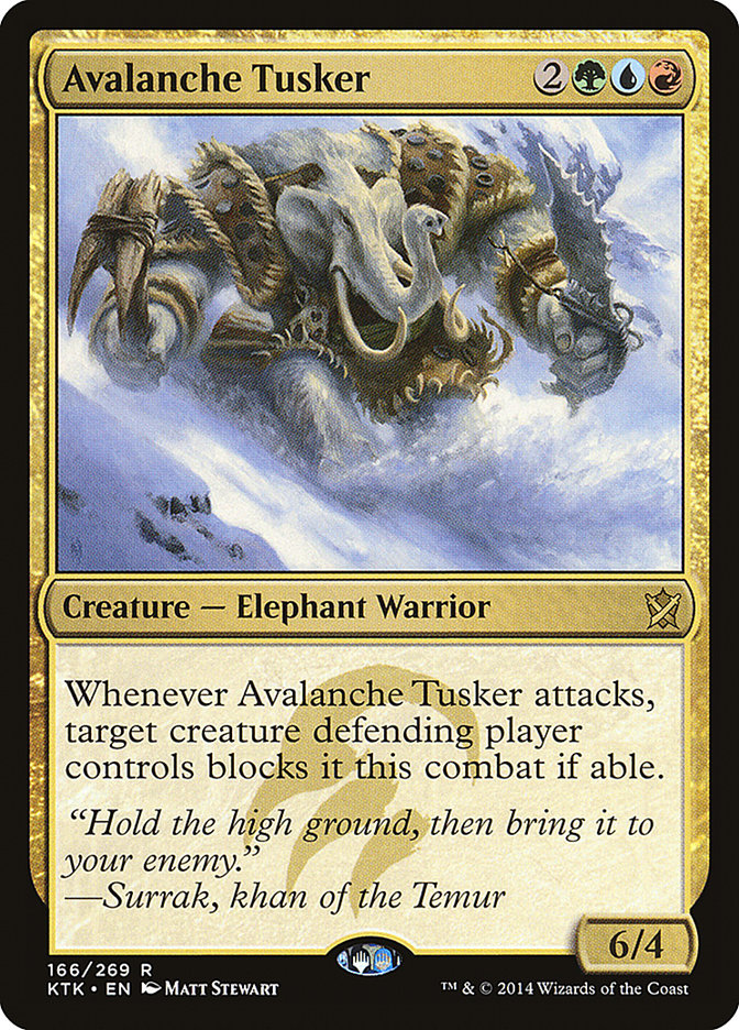 Avalanche Tusker [Khans of Tarkir] | Gamer Loot