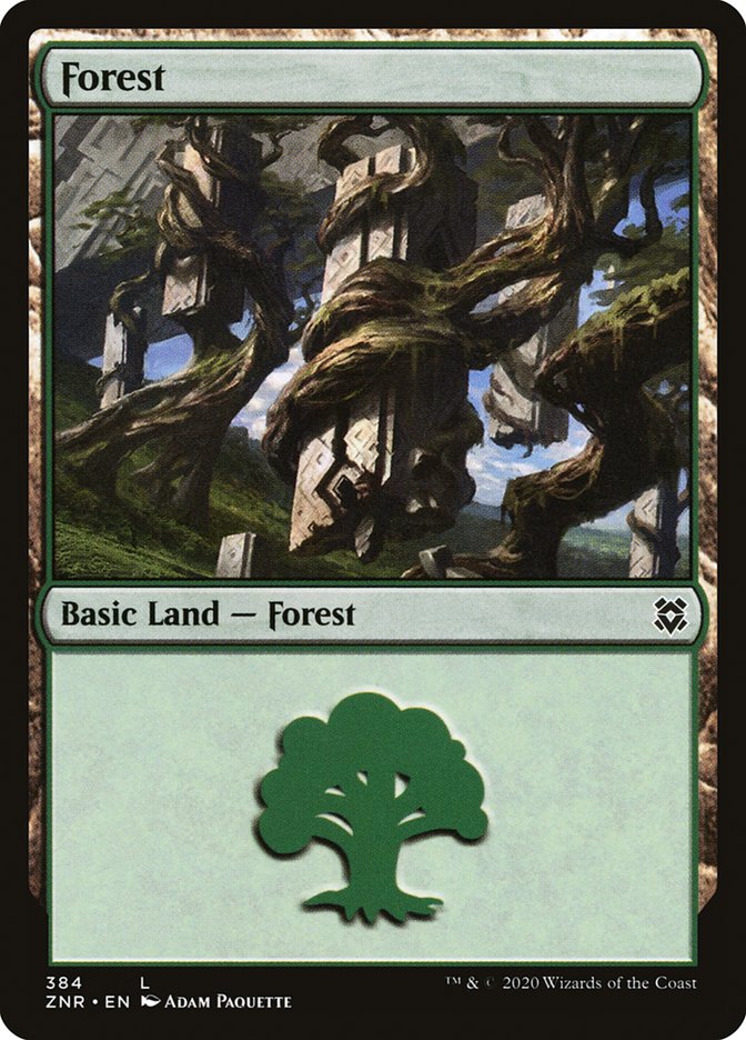 Forest (384) [Zendikar Rising] | Gamer Loot