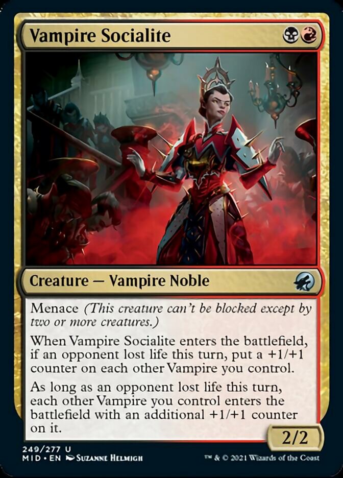 Vampire Socialite [Innistrad: Midnight Hunt] | Gamer Loot