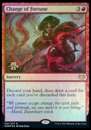 Change of Fortune [Innistrad: Crimson Vow Prerelease Promos] | Gamer Loot