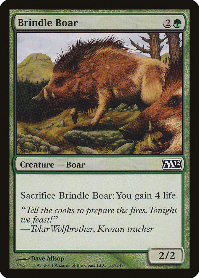 Brindle Boar [Magic 2012] | Gamer Loot