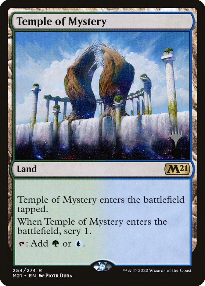 Temple of Mystery (Promo Pack) [Core Set 2021 Promos] | Gamer Loot