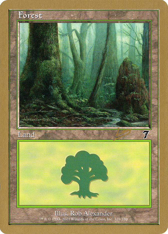 Forest (rl329) (Raphael Levy) [World Championship Decks 2002] | Gamer Loot