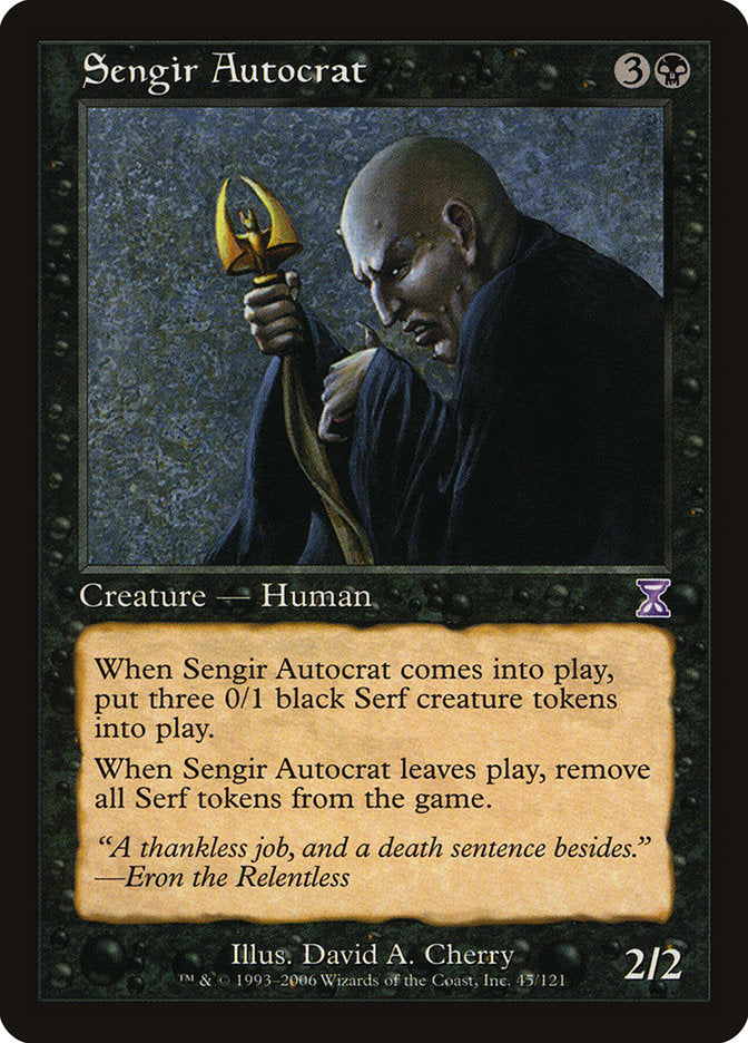 Sengir Autocrat [Time Spiral Timeshifted] | Gamer Loot
