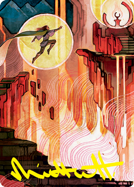Thrill of Possibility Art Card (Gold-Stamped Signature) [Strixhaven: School of Mages Art Series] | Gamer Loot