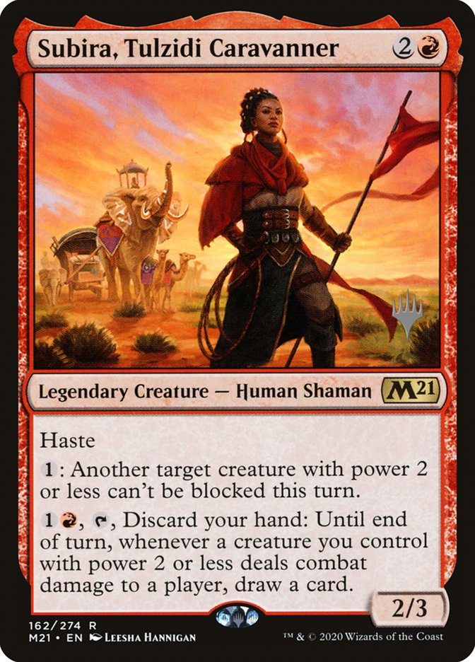 Subira, Tulzidi Caravanner (Promo Pack) [Core Set 2021 Promos] | Gamer Loot