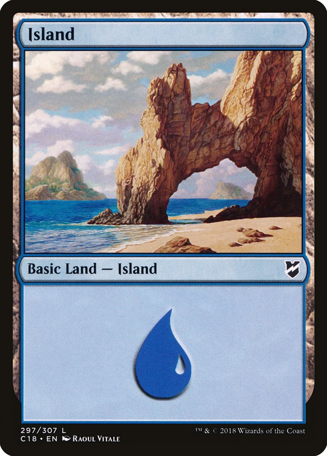 Island (297) [Commander 2018] | Gamer Loot