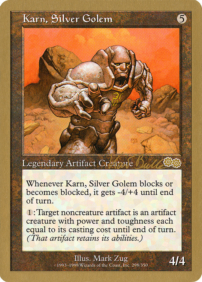 Karn, Silver Golem (Kai Budde) [World Championship Decks 1999] | Gamer Loot