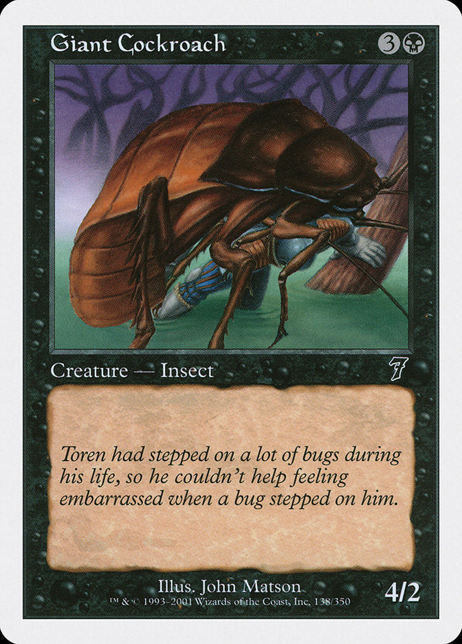Giant Cockroach [Seventh Edition] | Gamer Loot