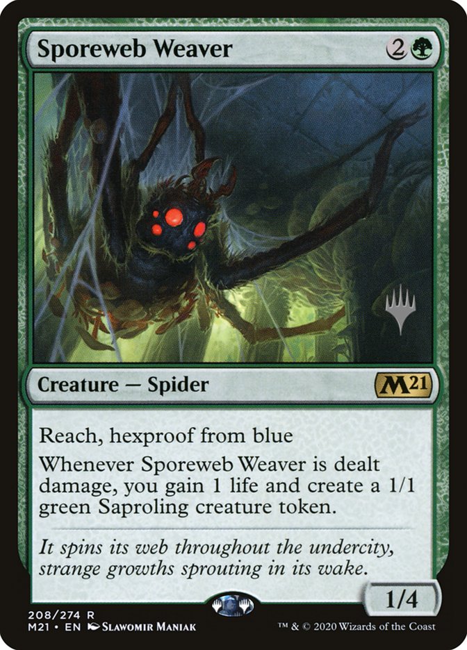 Sporeweb Weaver (Promo Pack) [Core Set 2021 Promos] | Gamer Loot