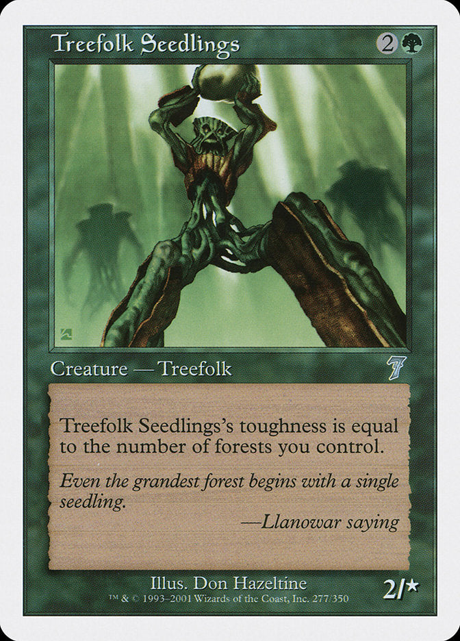 Treefolk Seedlings [Seventh Edition] | Gamer Loot