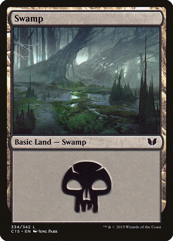 Swamp (334) [Commander 2015] | Gamer Loot