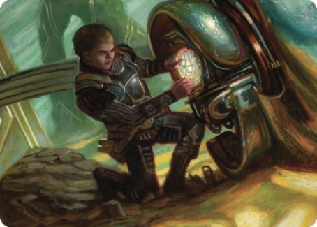 Urza, Powerstone Prodigy Art Card [The Brothers' War Art Series] | Gamer Loot