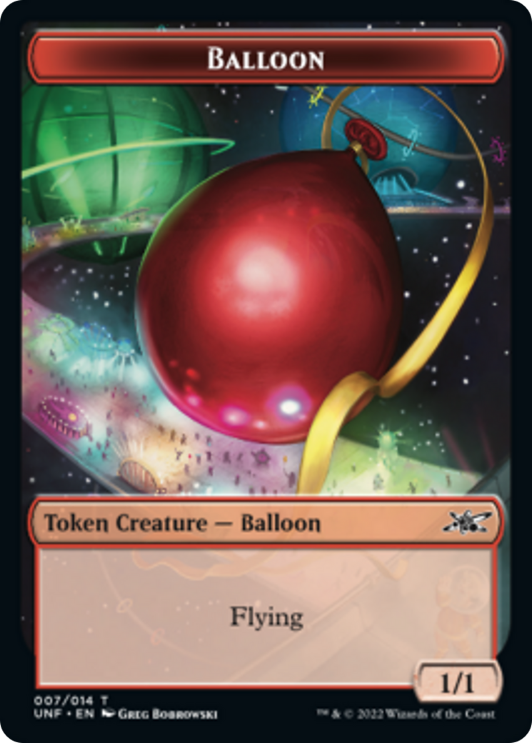 Squirrel // Balloon Double-sided Token [Unfinity Tokens] | Gamer Loot
