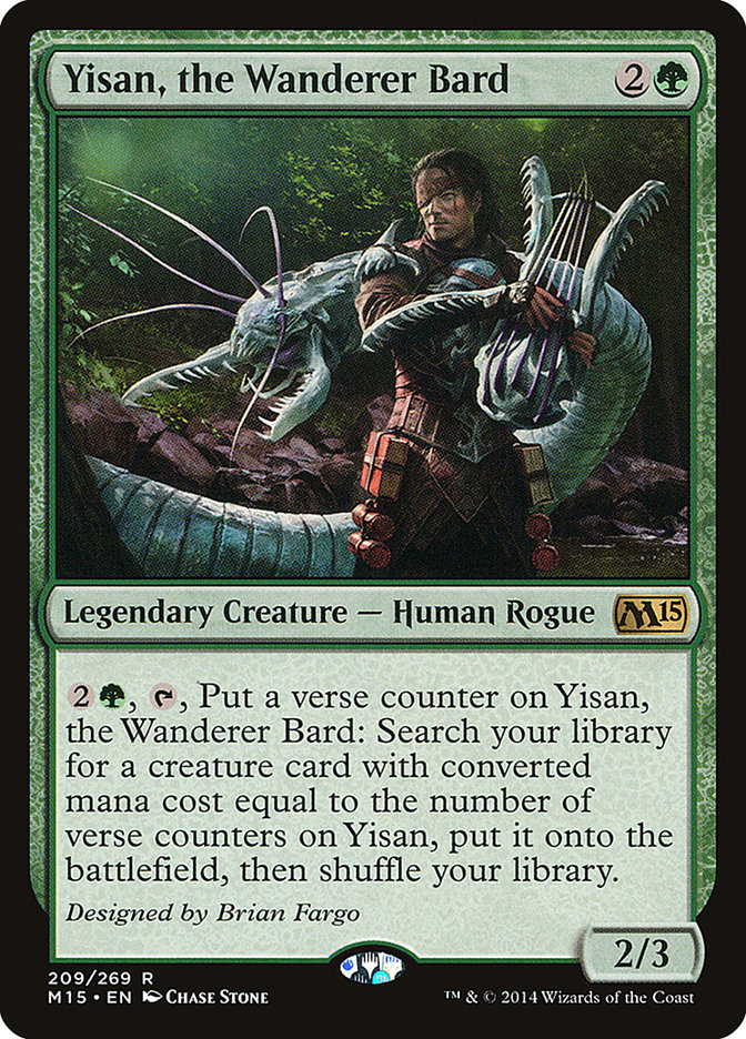 Yisan, the Wanderer Bard [Magic 2015] | Gamer Loot