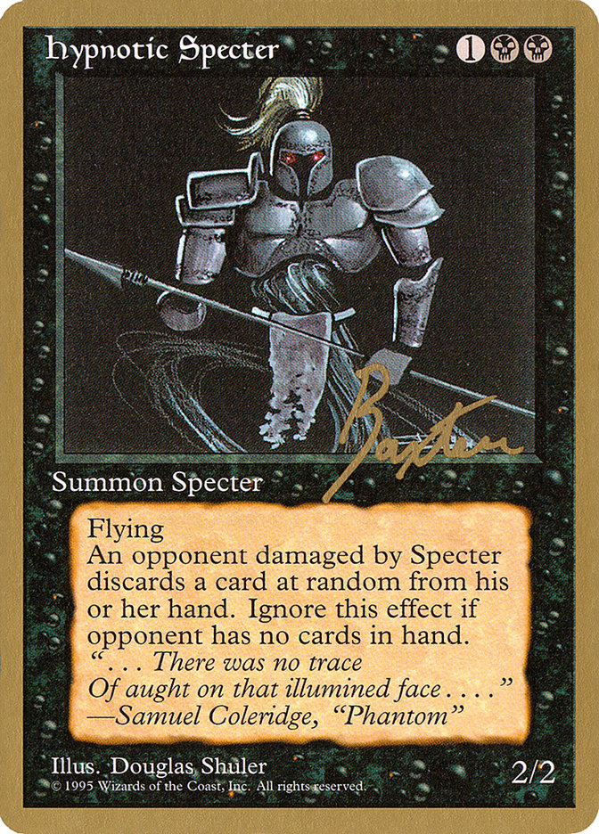 Hypnotic Specter (George Baxter) [Pro Tour Collector Set] | Gamer Loot