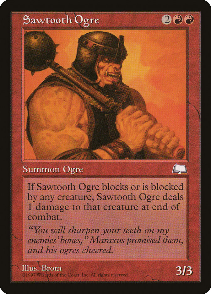 Sawtooth Ogre [Weatherlight] | Gamer Loot