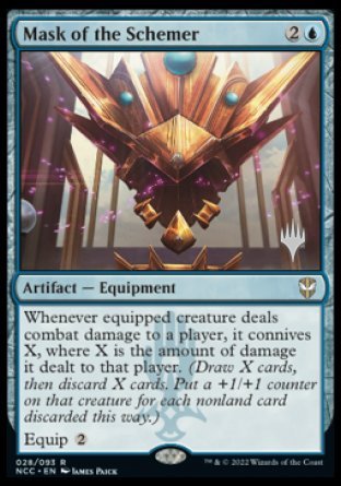 Mask of the Schemer (Promo Pack) [Streets of New Capenna Commander Promos] | Gamer Loot