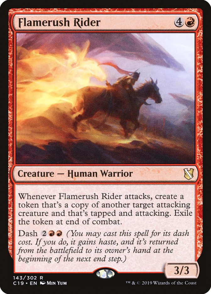 Flamerush Rider [Commander 2019] | Gamer Loot