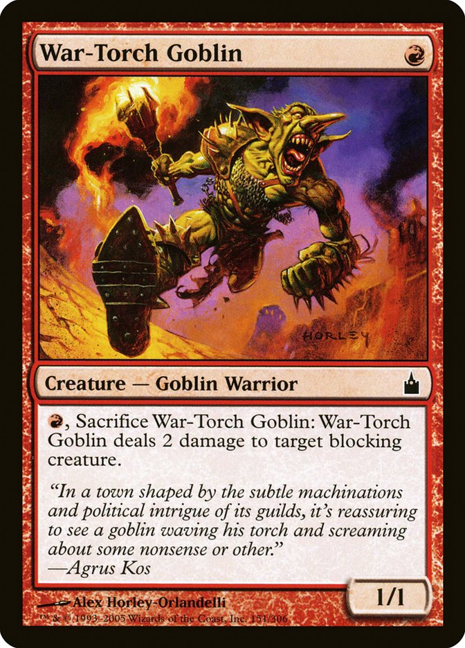 War-Torch Goblin [Ravnica: City of Guilds] | Gamer Loot