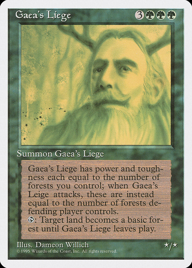 Gaea's Liege [Fourth Edition] | Gamer Loot