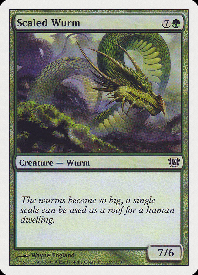 Scaled Wurm [Ninth Edition] | Gamer Loot