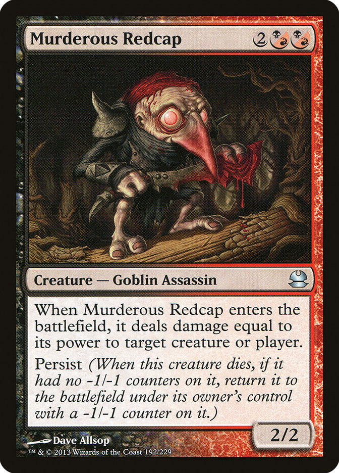 Murderous Redcap [Modern Masters] | Gamer Loot