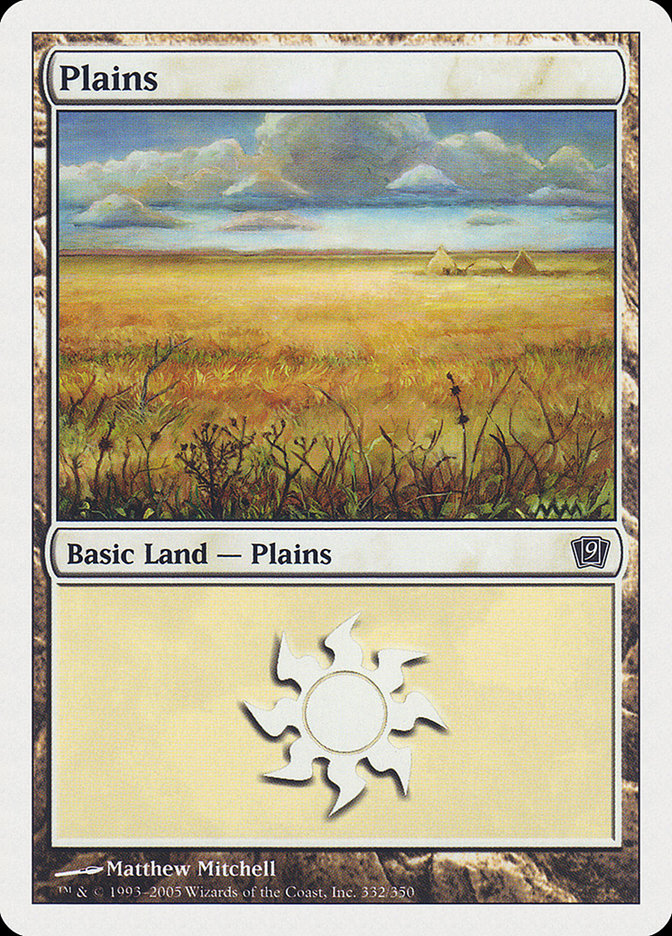 Plains (332) [Ninth Edition] | Gamer Loot