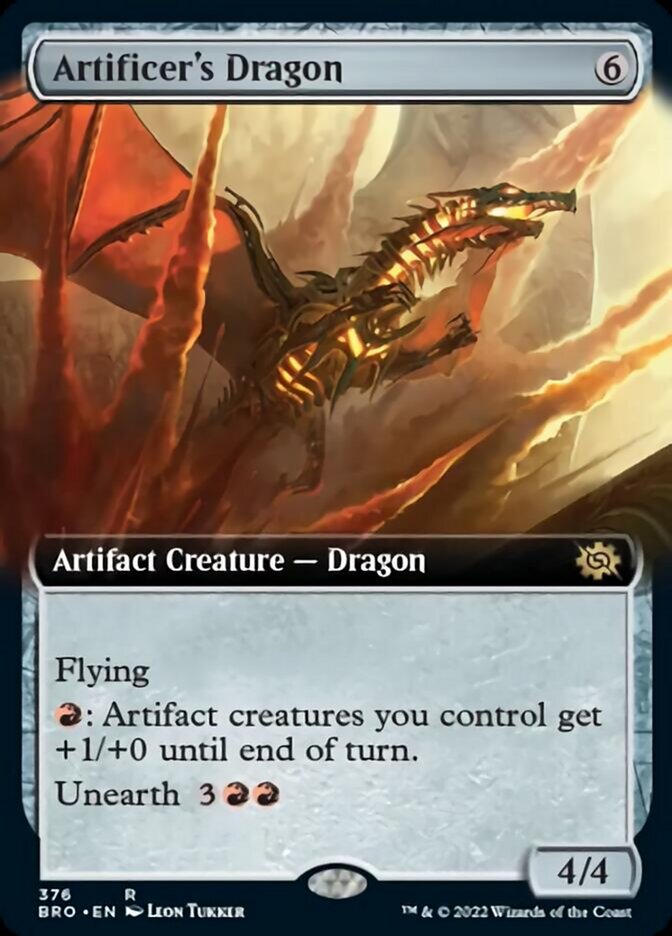 Artificer's Dragon (Extended Art) [The Brothers' War] | Gamer Loot