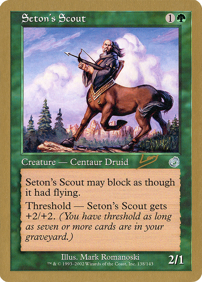 Seton's Scout (Raphael Levy) [World Championship Decks 2002] | Gamer Loot