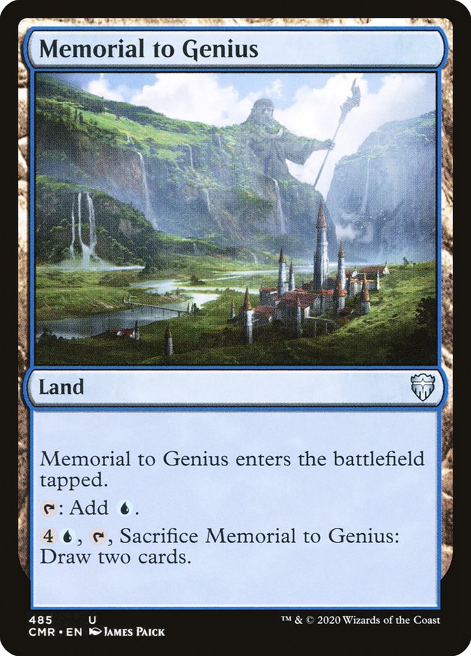 Memorial to Genius [Commander Legends] | Gamer Loot