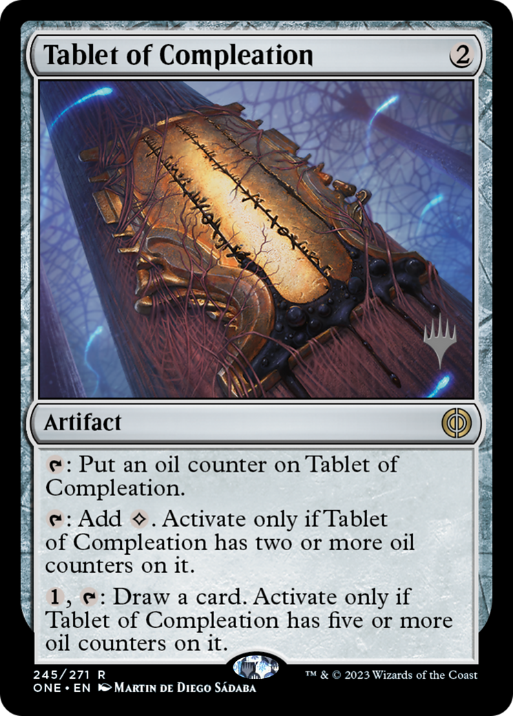 Tablet of Compleation (Promo Pack) [Phyrexia: All Will Be One Promos] | Gamer Loot