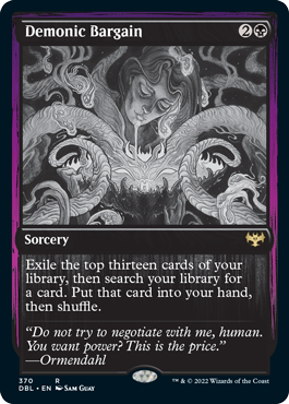 Demonic Bargain [Innistrad: Double Feature] | Gamer Loot