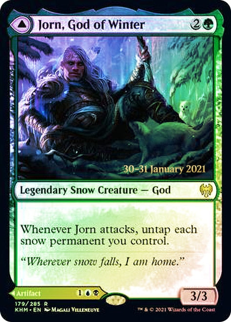 Jorn, God of Winter // Kaldring, the Rimestaff [Kaldheim Prerelease Promos] | Gamer Loot