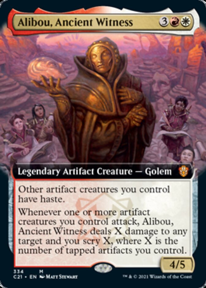 Alibou, Ancient Witness (Extended) [Commander 2021] | Gamer Loot