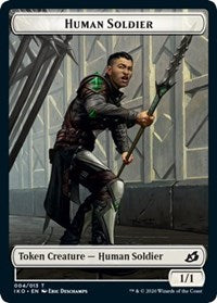 Human Soldier (004) // Zombie Double-sided Token [Commander 2020 Tokens] | Gamer Loot