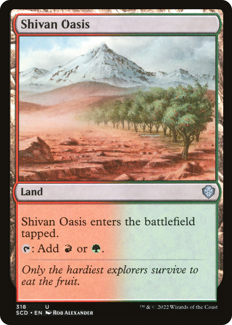 Shivan Oasis [Starter Commander Decks] | Gamer Loot