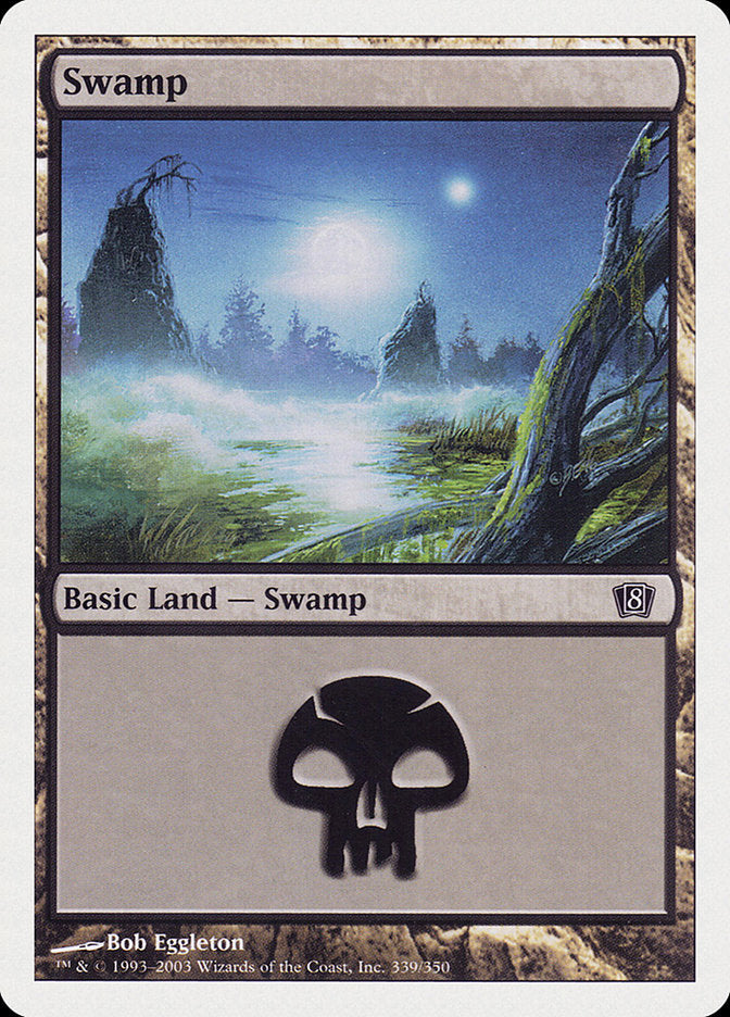 Swamp (339) [Eighth Edition] | Gamer Loot
