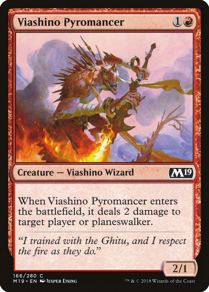 Viashino Pyromancer [Core Set 2019] | Gamer Loot