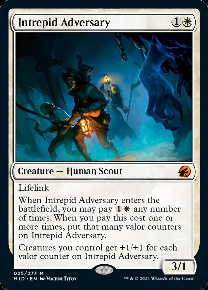 Intrepid Adversary [Innistrad: Midnight Hunt] | Gamer Loot