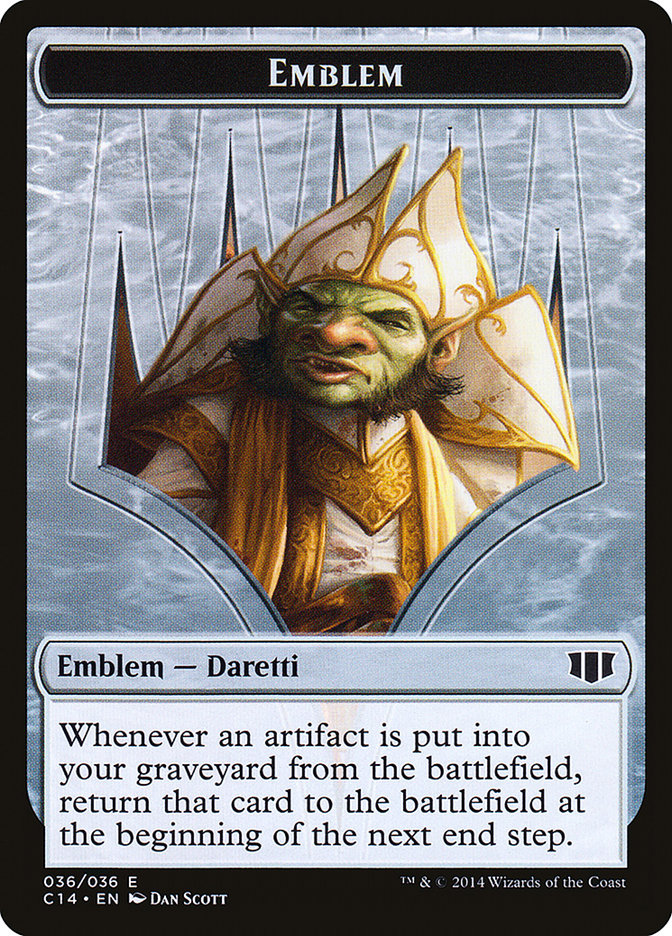 Daretti, Scrap Savant Emblem // Tuktuk the Returned Double-sided Token [Commander 2014 Tokens] | Gamer Loot