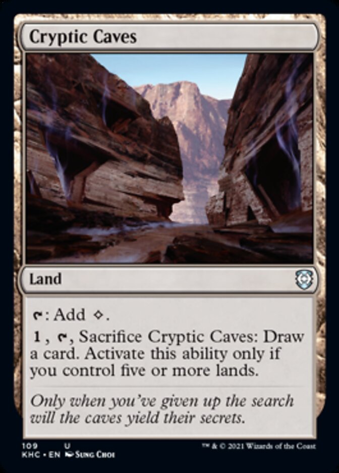 Cryptic Caves [Kaldheim Commander] | Gamer Loot