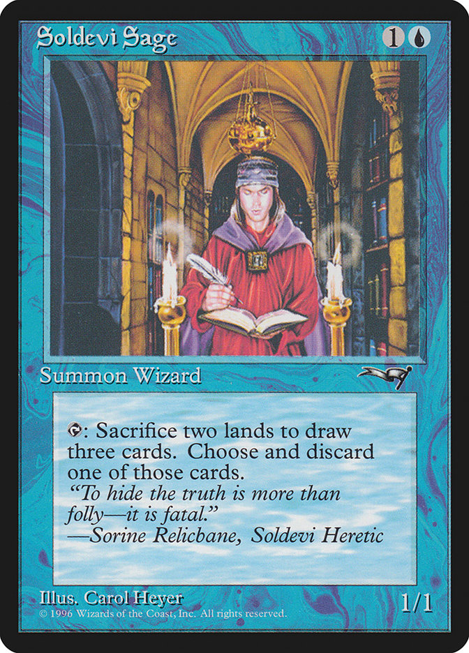Soldevi Sage (Standing) [Alliances] | Gamer Loot