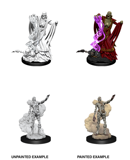 D&D Nolzur's Marvelous Miniatures: Lich & Mummy Lord | Gamer Loot