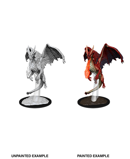 D&D Nolzur's Marvelous Miniatures: Young Red Dragon | Gamer Loot